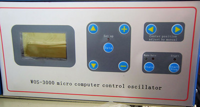 Панель управления блока колебаний сварочной горелки WOS-3000