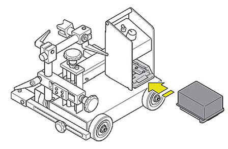 Компактный сварочный трактор ESAB Miggytrac B501 - оснащение аккумулятором