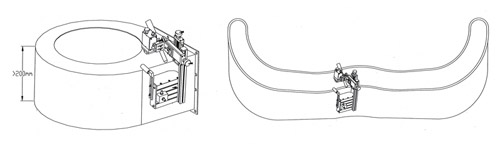 Использование сварочной каретки HIT- 16 для сварки кожуха вентилятора и W-образной конструкции