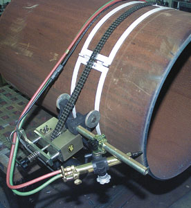 Машина для резки труб Pipe-Bug с направляющими планками