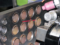 Автоматическая установка для вварки труб в трубную доску с лазерным сенсором