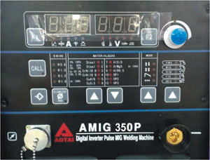 Панель управления AOTAI AMIG 350P