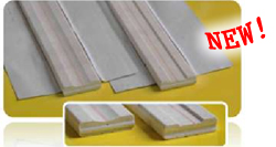Керамические подкладки на алюминиевой самоклеящейся ленте OK Backing Concave/ Rectangular 13